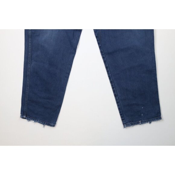 Vtg 90s Marithe Francois Girbaud Mens 40x32 Thrashed Baggy Fit Denim Jeans USA - Picture 4 of 16